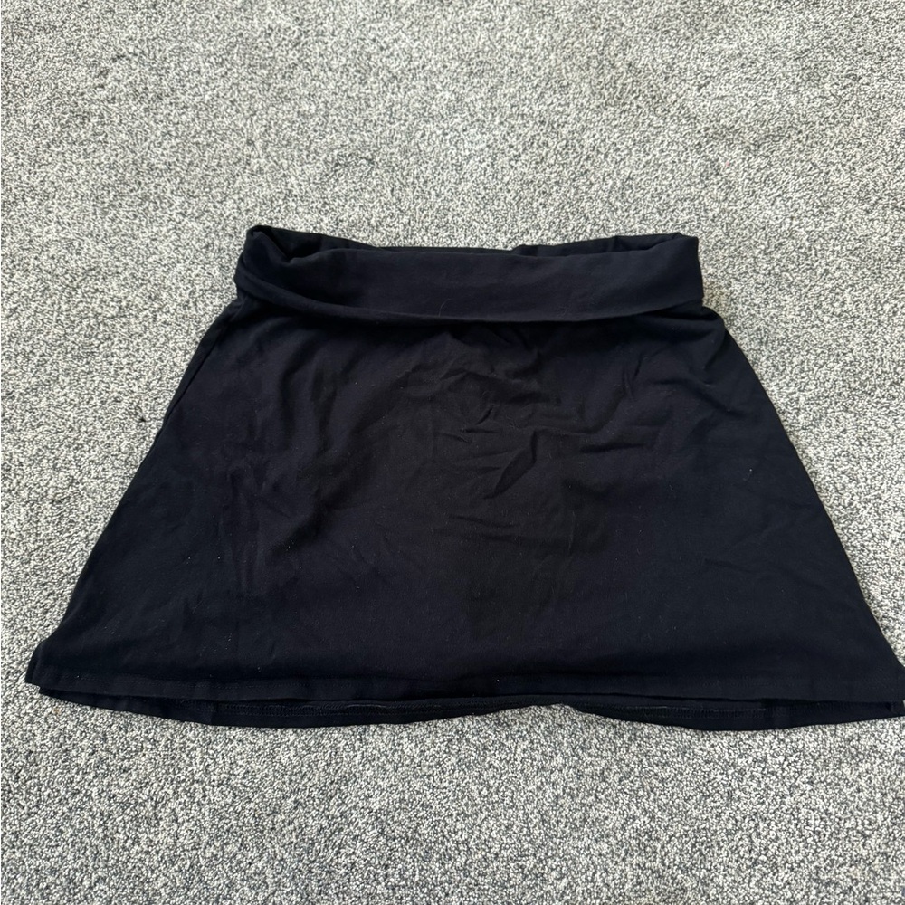 Stretchy Black Women's tennis-golf Skort